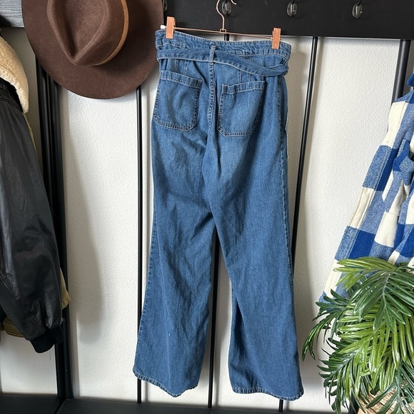 Vera wang medium wash wide leg trousers denim jeans retro vintage pants - Picture 4 of 4